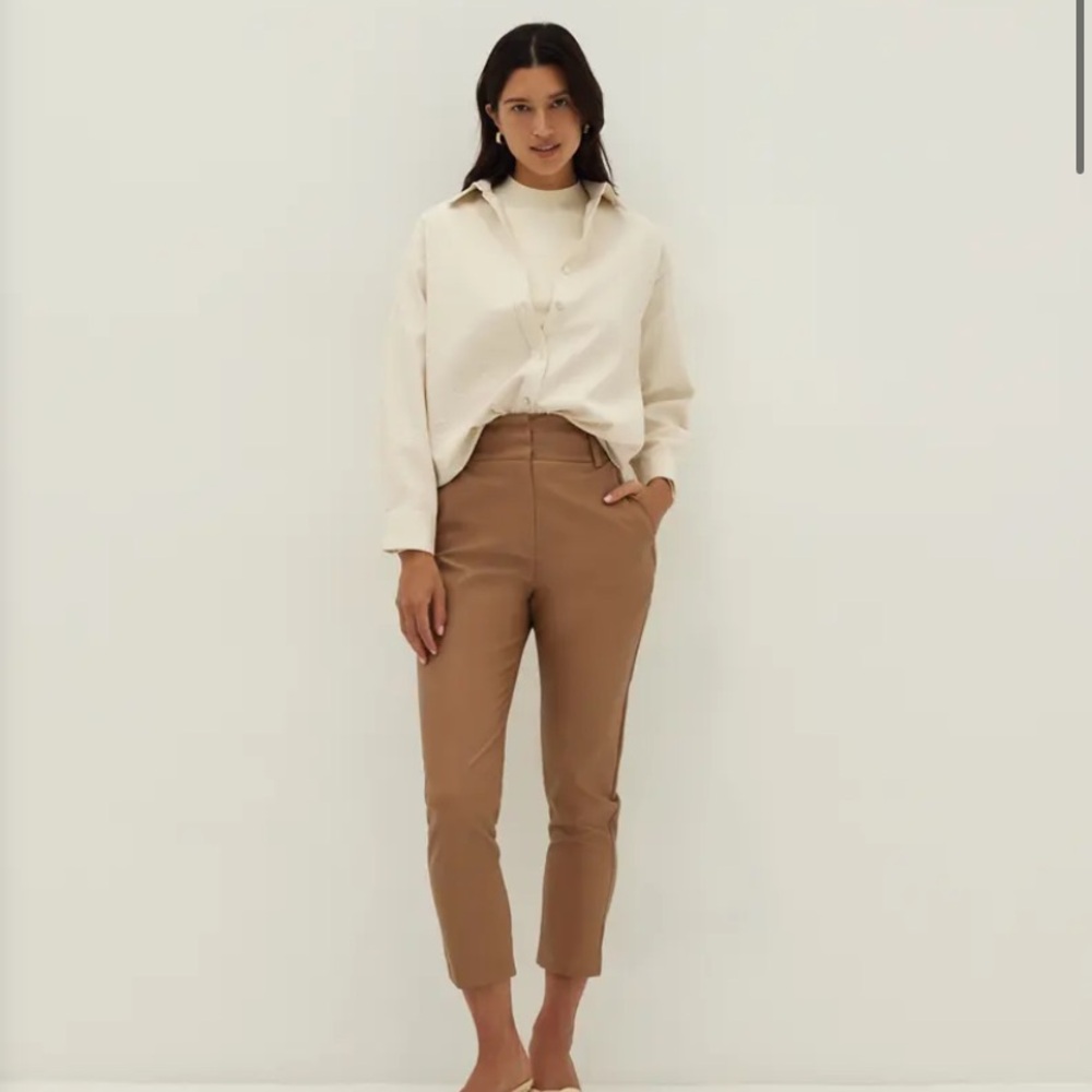 Oversized Cream Button Down Shirt
